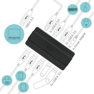 i-tec USB 3.0 Charging HUB 7 Port + Power Adapter i-tec USB 3.0 Charging HUB 7 Port + Power Adapter