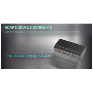 i-tec USB 3.0 Charging HUB 4 Port + Power Adapter i-tec USB 3.0 Charging HUB 4 Port + Power Adapter