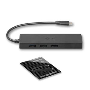 i-tec Advance USB-C Slim Passive HUB 3 Port + Gigabit Ethernet Adapter i-tec Advance USB-C Slim Passive HUB 3 Port + Gigabit Ethernet Adapter