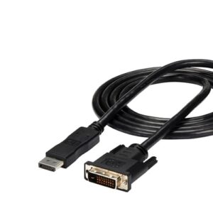 StarTech.com Cable de 1,8m DisplayPort a DVI – Cable Adaptador DisplayPort a DVI DVI-D Monoenlace de Vídeo 1080p – Cable de DP a DVI para monitor – Convertidor de DP 1.2 a DVI