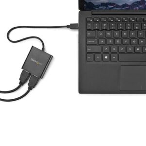 StarTech.com Divisor Splitter MST USB-C a HDMI de 2 Puertos - Multiplicador MST USB Tipo C compatible con Thunderbolt 3 StarTech.com Divisor Splitter MST USB-C a HDMI de 2 Puertos – Multiplicador MST USB Tipo C compatible con Thunderbolt 3