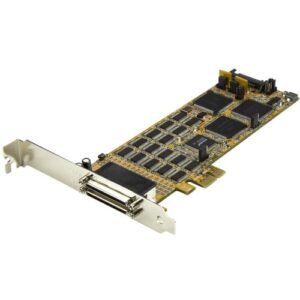StarTech.com Tarjeta Adaptador Serie PCI Express de 16 Puertos RS232 DB9 – de Perfil Bajo