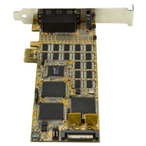 StarTech.com Tarjeta Adaptador Serie PCI Express de 16 Puertos RS232 DB9 – de Perfil Bajo