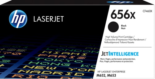 HP Cartucho de tóner Original LaserJet 656X negro de alta capacidad HP Cartucho de tóner Original LaserJet 656X negro de alta capacidad