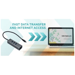 i-tec Metal USB-C HUB 3 Port + Gigabit Ethernet Adapter i-tec Metal USB-C HUB 3 Port + Gigabit Ethernet Adapter