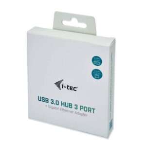 i-tec Metal USB 3.0 HUB 3 Port + Gigabit Ethernet Adapter i-tec Metal USB 3.0 HUB 3 Port + Gigabit Ethernet Adapter