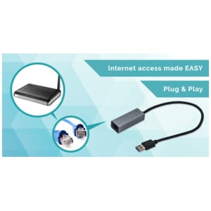 i-tec Metal USB 3.0 Gigabit Ethernet Adapter i-tec Metal USB 3.0 Gigabit Ethernet Adapter