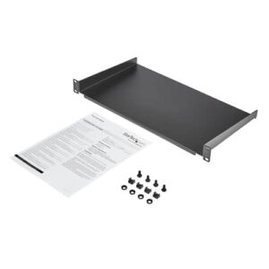 StarTech.com Bandeja Estante de 1U para Armario Rack de Servidores - de 10 Pulgadas de Profundidad