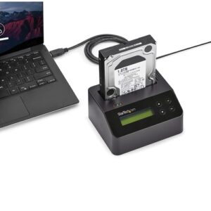 StarTech.com Borrador y Docking Station de Unidad de Disco – Autónoma con Soporte para 4Kn