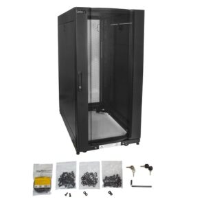 StarTech.com RK2537BKM armario rack 25U Rack o bastidor independiente Negro