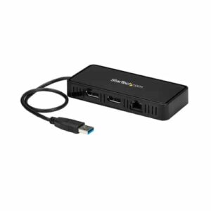 StarTech.com Mini Dock USB a DisplayPort Doble con LAN GbE - 4K Doble de 60Hz StarTech.com Mini Dock USB a DisplayPort Doble con LAN GbE - 4K Doble de 60Hz