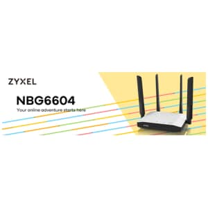Zyxel NBG6604 router inalámbrico Ethernet rápido Doble banda (2,4 GHz / 5 GHz) 4G Negro, Blanco