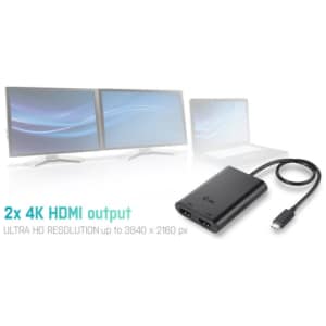 i-tec USB-C 3.1 Dual 4K HDMI Video Adapter i-tec USB-C 3.1 Dual 4K HDMI Video Adapter