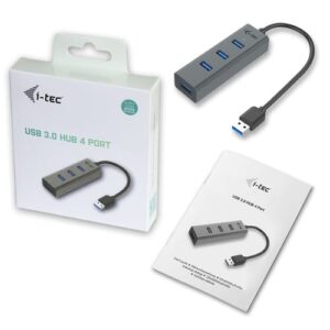 i-tec Metal USB 3.0 HUB 4 Port i-tec Metal USB 3.0 HUB 4 Port