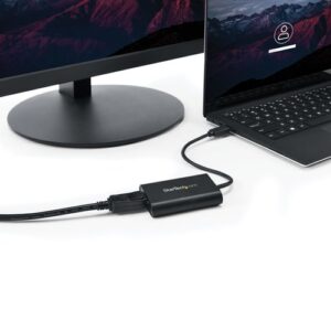 StarTech.com Adaptador Gráfico USB 3.0 a DisplayPort – Adaptador de Vídeo Externo USB a DisplayPort – USB a DP 4K 30Hz