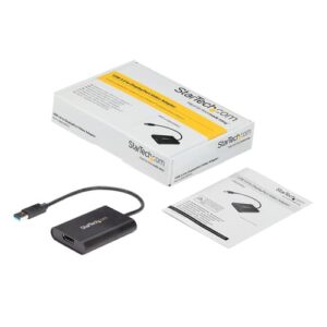 StarTech.com Adaptador Gráfico USB 3.0 a DisplayPort – Adaptador de Vídeo Externo USB a DisplayPort – USB a DP 4K 30Hz