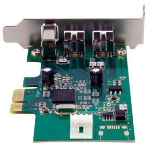 StarTech.com Adaptador Tarjeta FireWire PCI-Express Bajo Perfil de 2 Puertos F/W 800 y 1 Puerto F/W 400 StarTech.com Adaptador Tarjeta FireWire PCI-Express Bajo Perfil de 2 Puertos F/W 800 y 1 Puerto F/W 400