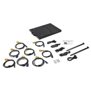 StarTech.com Consola KVM de 8 Puertos para Montaje en Rack con Cables de 1,8m - Teclado QWERTY - Conmutador KVM integrado con Monitor LCD de 17" - Switch KVM LCD 1U - KVM OSD - 50000 MTBF