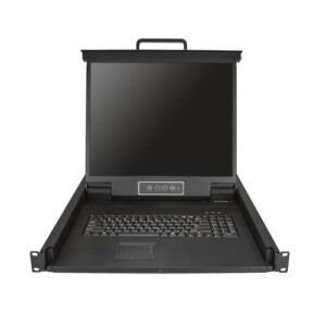 StarTech.com Consola KVM de Montaje en Rack de Servidores - Teclado QWERTY - KVM VGA de 1 Puerto con Monitor LCD de 19" - Switch KVM 1U con Cables - USB - 50.000 MTBF