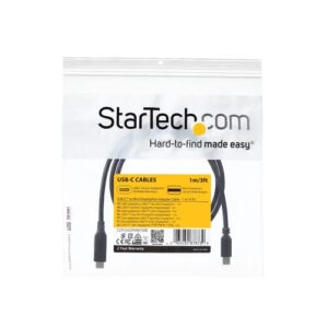 StarTech.com Cable de 1m USB-C a Mini DisplayPort – 4K 60Hz – Negro – Adaptador USB 3.1 Tipo C a mDP