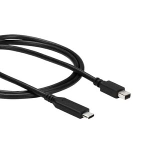 StarTech.com Cable de 1m USB-C a Mini DisplayPort – 4K 60Hz – Negro – Adaptador USB 3.1 Tipo C a mDP
