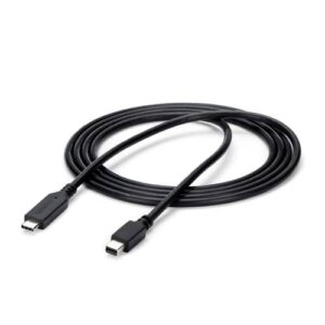 StarTech.com Cable 1,8m USB-C a Mini DisplayPort - 4K 60Hz - Black - Adaptador USB 3.1 Tipo C a mDP StarTech.com Cable 1,8m USB-C a Mini DisplayPort – 4K 60Hz – Black – Adaptador USB 3.1 Tipo C a mDP