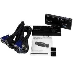 StarTech.com Extensor de Consola KVM por Cat 5 Ethernet (150m) con USB y Vídeo VGA StarTech.com Extensor de Consola KVM por Cat 5 Ethernet (150m) con USB y Vídeo VGA