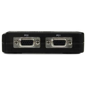 StarTech.com Juego de Conmutador KVM de 2 puertos con todo incluido - USB - Audio y Vídeo VGA