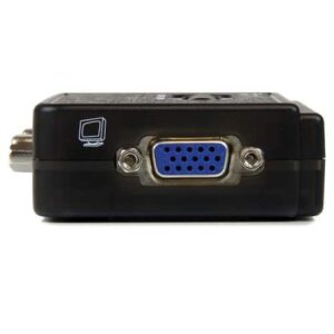 StarTech.com Juego de Conmutador KVM de 2 puertos con todo incluido - USB - Audio y Vídeo VGA