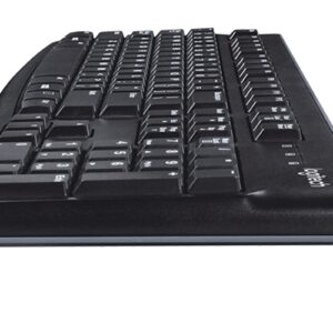 Logitech K120 Corded Keyboard teclado USB AZERTY Belga Negro Logitech K120 Corded Keyboard teclado USB AZERTY Belga Negro