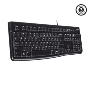 Logitech K120 Corded Keyboard teclado USB AZERTY Belga Negro Logitech K120 Corded Keyboard teclado USB AZERTY Belga Negro