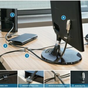 Kensington Kit de candados para ordenador de sobremesa y periféricos 2.0 Kensington Kit de candados para ordenador de sobremesa y periféricos 2.0