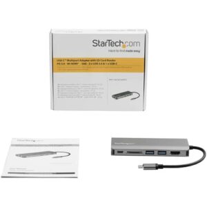 StarTech.com Adaptador Multipuertos con HDMI - 4K - Mac / Windows - Lector de Tarjetas SD - Hub USB C a USB 3.0 - 2x USB-A 1x USB-C PD 3.0 - Versión actualizada del DKT30CSDHPD StarTech.com Adaptador Multipuertos con HDMI - 4K - Mac / Windows - Lector de Tarjetas SD - Hub USB C a USB 3.0 - 2x USB-A 1x USB-C PD 3.0 - Versión actualizada del DKT30CSDHPD