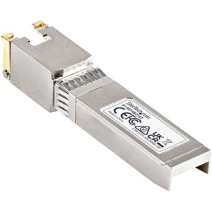 StarTech.com Módulo Transceptor SFP+ Compatible con HPE 813874-B21 - 10GBASE-T - SFP a RJ45 Cat6 / Cat5e - SFP+ Ethernet Gigabit de 10Gb - RJ45 - 30m - HPE BladeSystem, c-Class