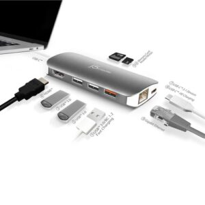 j5create JCD383-N Multiadaptador USB-C™ 9 en 2 j5create JCD383-N Multiadaptador USB-C™ 9 en 2