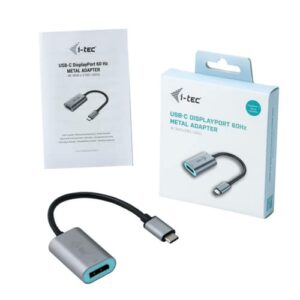 i-tec Metal USB-C Display Port Adapter 4K/60Hz i-tec Metal USB-C Display Port Adapter 4K/60Hz