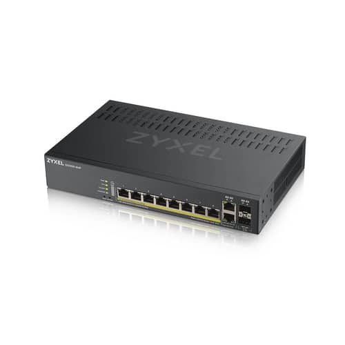 Zyxel GS1920-8HPV2 Gestionado Gigabit Ethernet (10/100/1000) Energía sobre Ethernet (PoE) Negro Zyxel GS1920-8HPV2 Gestionado Gigabit Ethernet (10/100/1000) Energía sobre Ethernet (PoE) Negro - Imagen 4