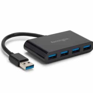 Kensington Hub USB 3.0 de cuatro puertos UH4000: negro Kensington Hub USB 3.0 de cuatro puertos UH4000: negro