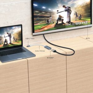 j5create JCA153G-N Adaptador USB-C® a 4K HDMI™