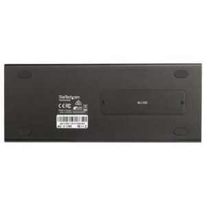 StarTech.com Dock Thunderbolt™ 3 para Dos Monitores 4K 60Hz - con Lector para Tarjetas de Memoria SD y Ranura PCIe M.2