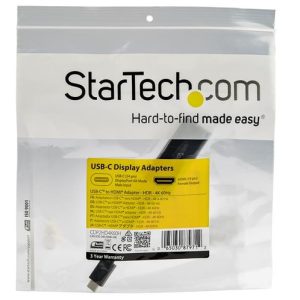 StarTech.com Adaptador USB-C a HDMI con HDR – 4K 60Hz – Negro