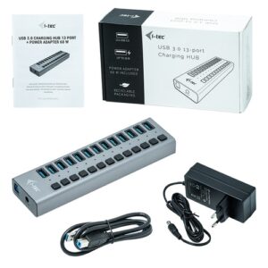 i-tec USB 3.0 Charging HUB 13port + Power Adapter 60 W i-tec USB 3.0 Charging HUB 13port + Power Adapter 60 W