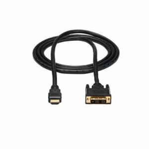 StarTech.com Cable Adaptador Conversor HDMI a DVI-D de 1,8m – Macho a Macho – Convertidor de Vídeo – Negro