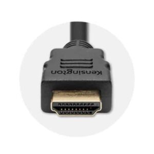 Kensington Cable HDMI de alta velocidad con Ethernet, 1,8 m Kensington Cable HDMI de alta velocidad con Ethernet, 1,8 m