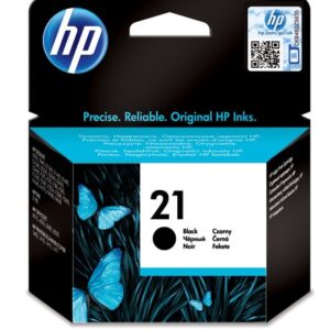 HP Cartucho de tinta original 21 negro