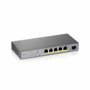 Zyxel GS1350-6HP-EU0101F switch Gestionado L2 Gigabit Ethernet (10/100/1000) Energía sobre Ethernet (PoE) Gris Zyxel GS1350-6HP-EU0101F switch Gestionado L2 Gigabit Ethernet (10/100/1000) Energía sobre Ethernet (PoE) Gris
