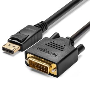 Kensington Cable unidireccional pasivo DisplayPort 1.1 (M) a DVI-D (M), 1,8 m