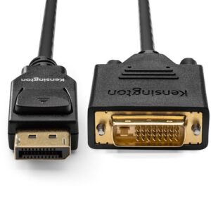 Kensington Cable unidireccional pasivo DisplayPort 1.1 (M) a DVI-D (M), 1,8 m
