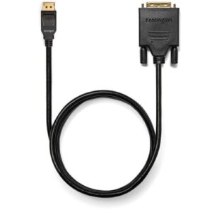 Kensington Cable unidireccional pasivo DisplayPort 1.1 (M) a DVI-D (M), 1,8 m