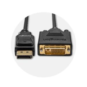 Kensington Cable unidireccional pasivo DisplayPort 1.1 (M) a DVI-D (M), 1,8 m